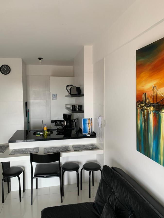 Florianópolis Apartamento Com Vista Do Mar Em Residencial Com Piscina מראה חיצוני תמונה