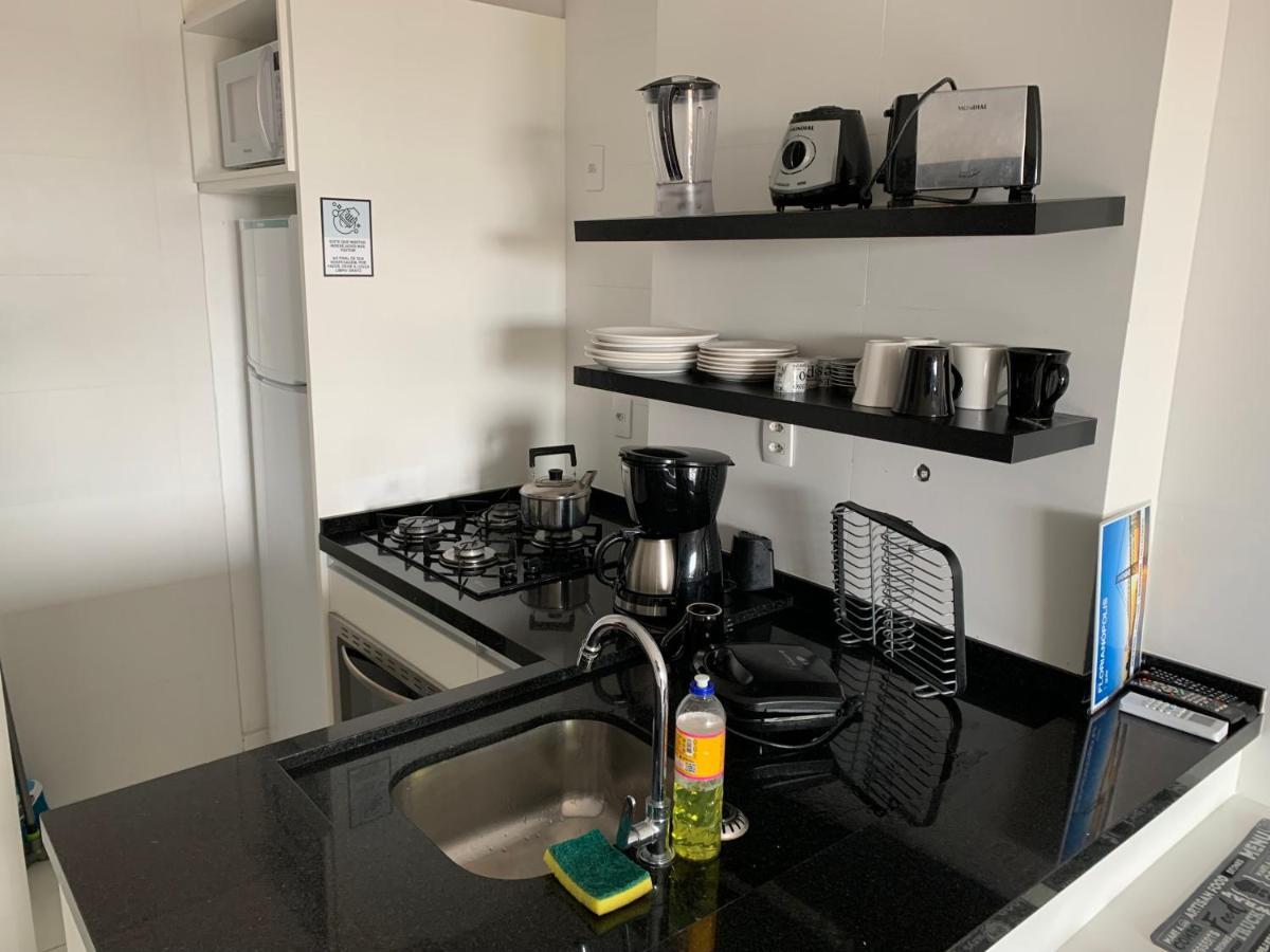 Florianópolis Apartamento Com Vista Do Mar Em Residencial Com Piscina מראה חיצוני תמונה