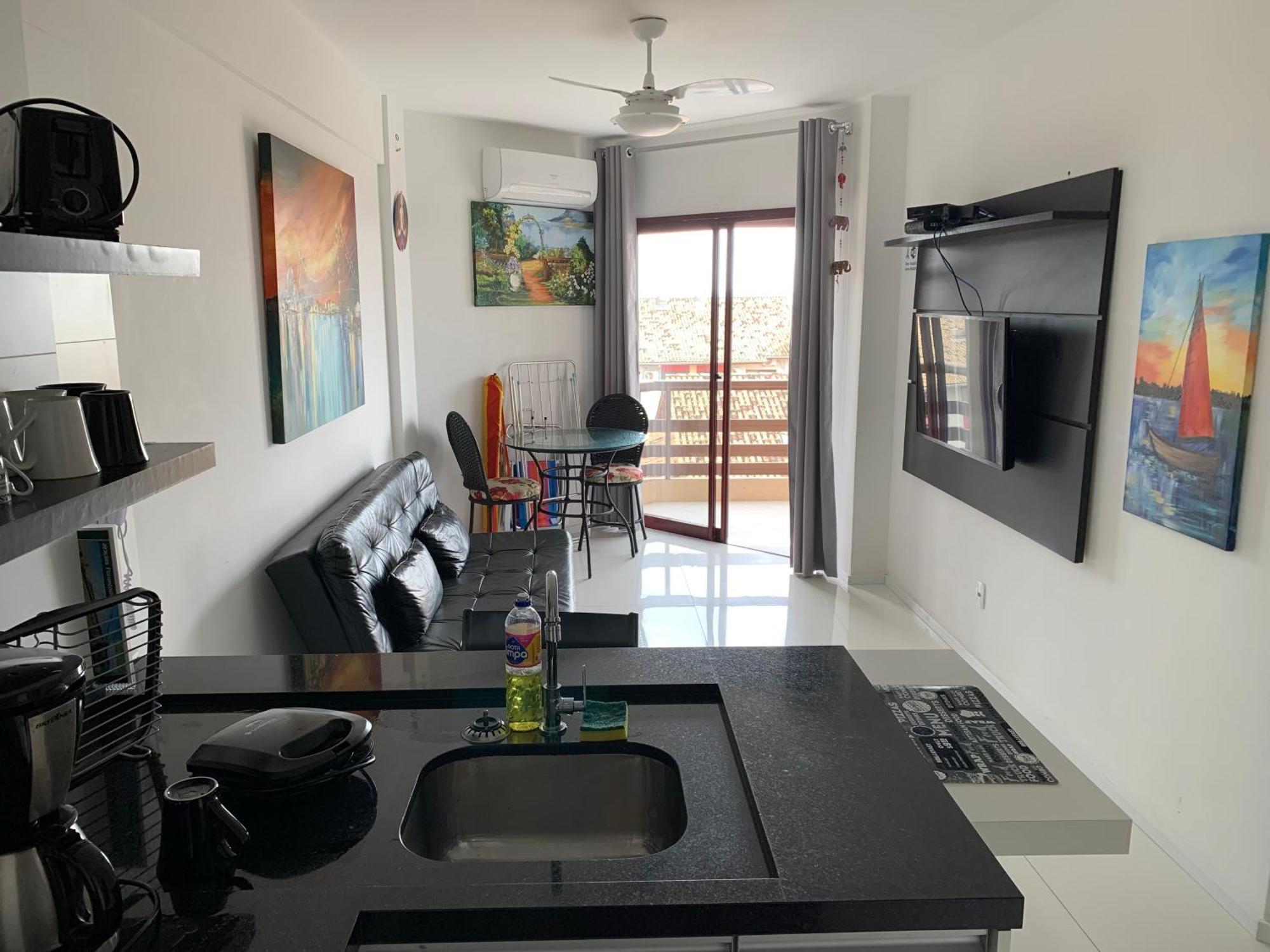 Florianópolis Apartamento Com Vista Do Mar Em Residencial Com Piscina מראה חיצוני תמונה