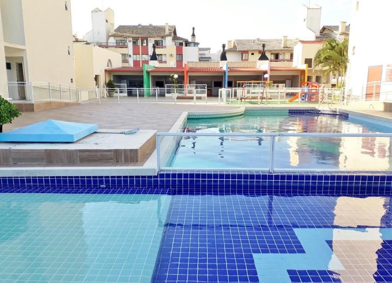 Florianópolis Apartamento Com Vista Do Mar Em Residencial Com Piscina מראה חיצוני תמונה